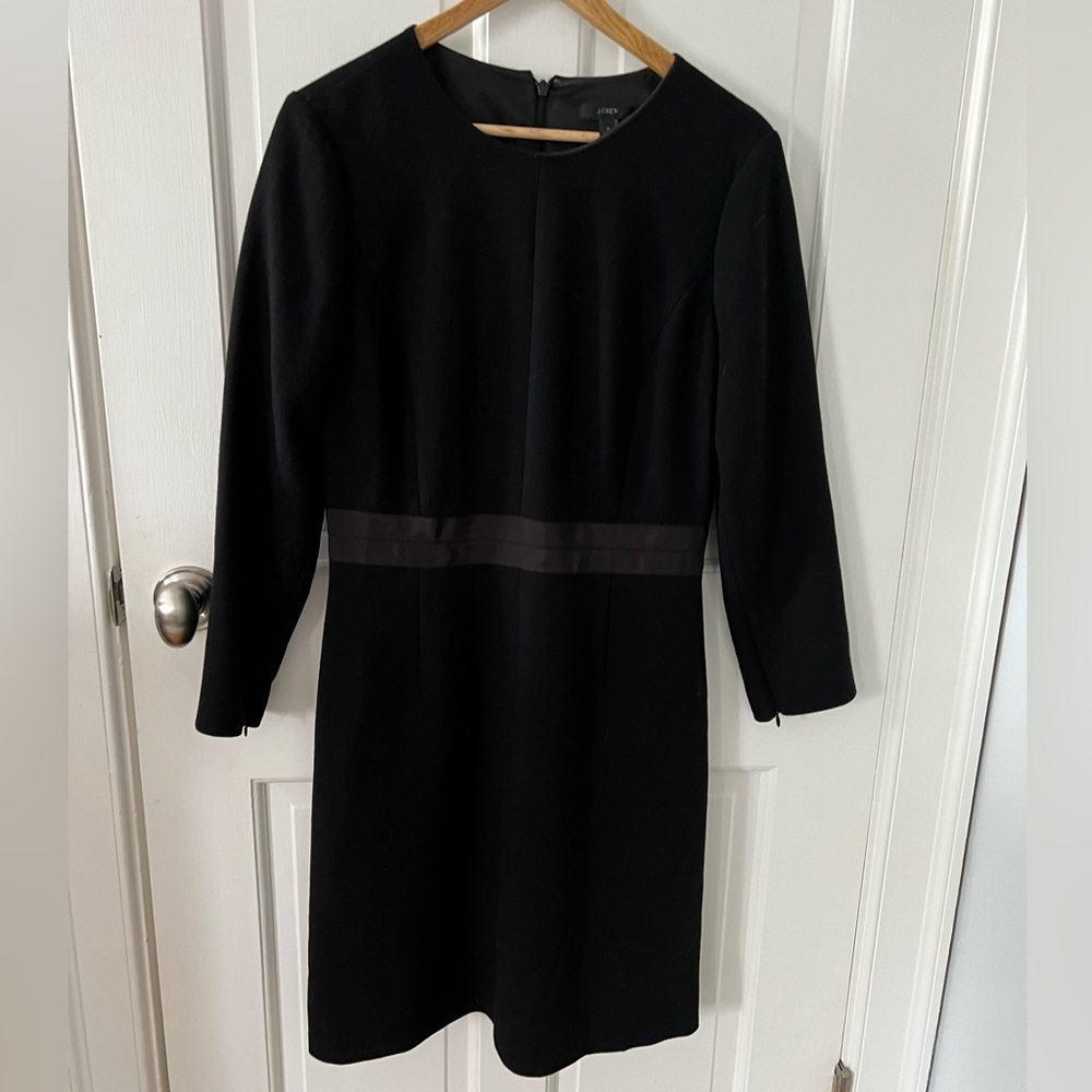 J. Crew black dress, size 6, Excellent Used Condition. Smoke free home